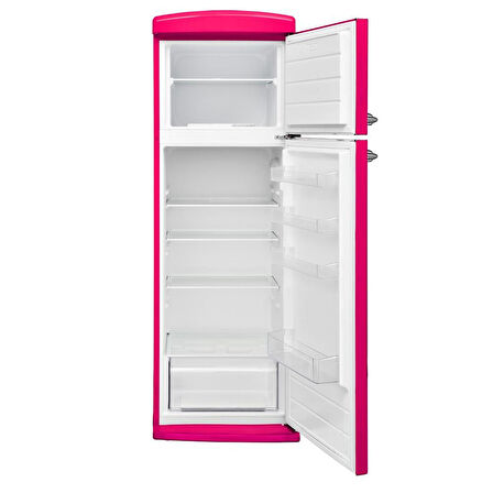 Vestel SC32001 Pembe Retro Buzdolabı