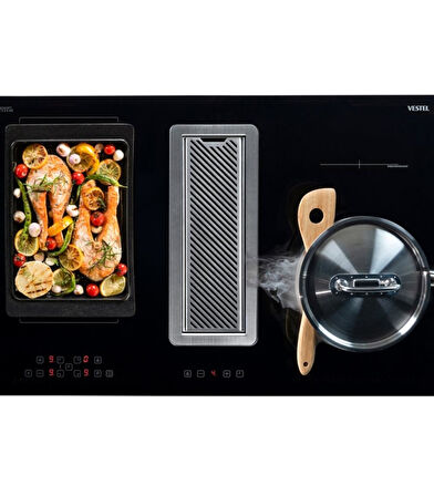 Vestel AO-78430 S Siyah Ankastre Ocak