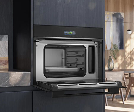Siemens CD714GXB1 Kompakt buharlı pişirici Ankastre Fırın