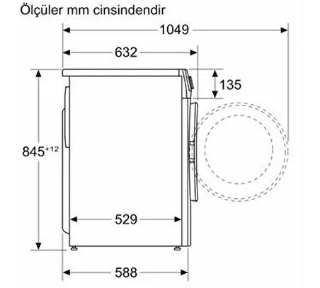 Profilo CGA252Z0TR Çamaşır Makinesi