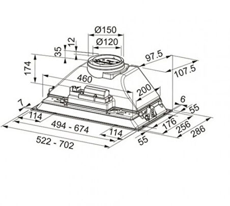 Franke 305.0680.919 Box Fbı 525 Bk Aspiratör