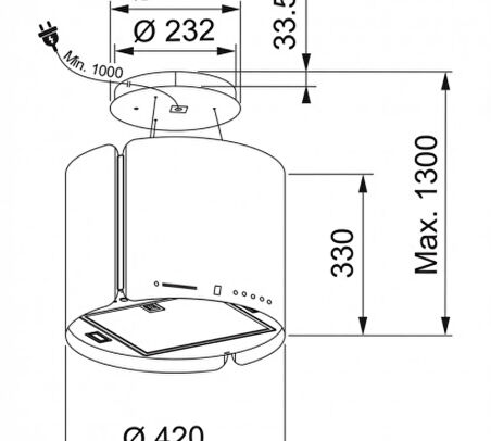 Franke 345.0654.870 Smart Fsms F42 Çelik/ Mb Davlumbaz