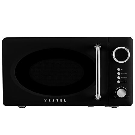 Vestel MD 20 YD Retro Siyah Mikrodalga Firin