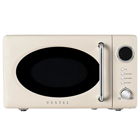 Vestel MD 20 YD Retro Bej  Mikrodalga Firin