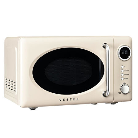 Vestel MD 20 YD Retro Bej  Mikrodalga Firin
