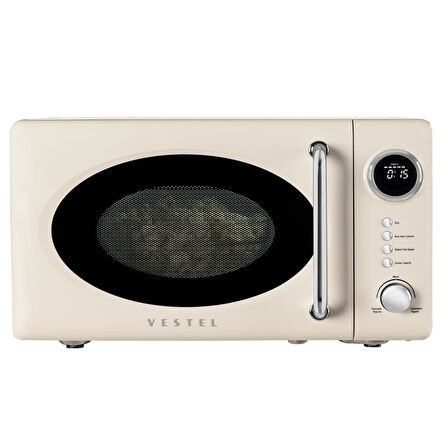 Vestel MD 20 YD Retro Bej  Mikrodalga Firin