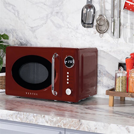 Vestel MD 20 YD Retro Bordo Mikrodalga Firin