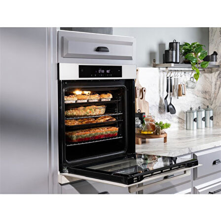 Vestel AF-9786 B Beyaz Ankastre Fırın