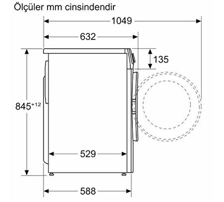 Bosch WGA244ZRTR Çamaşır Makinesi