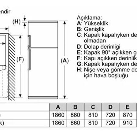 Profilo BD2086WEXN Buzdolabı