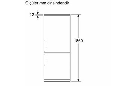 Profilo BD3076WCAP Buzdolabı