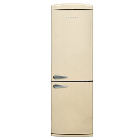 Vestel Retro NFK37211 Bej Buzdolabı