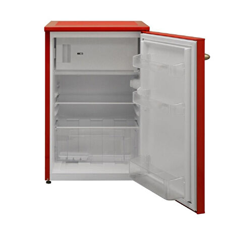 Vestel Retro SB14311 Kırmızı Buzdolabı