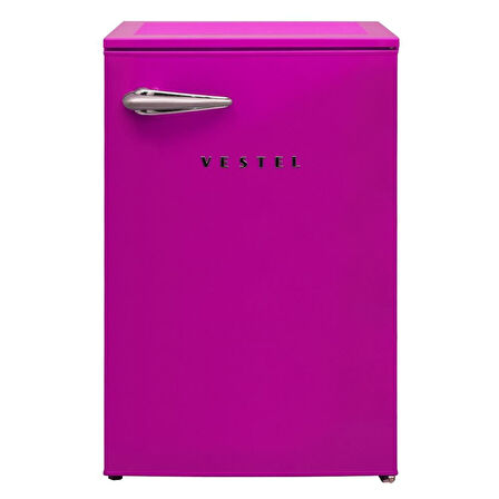 Vestel SB14011 Pembe Retro Buzdolabı