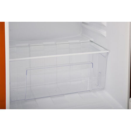 Vestel SB14011 Turuncu Retro Buzdolabı