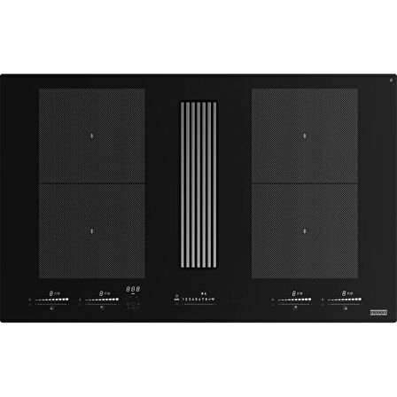 Franke 3400705335 MYTHOS 2GETHER ICON STEEL FMY 8391 R HI Black Glass Ankastre Ocak
