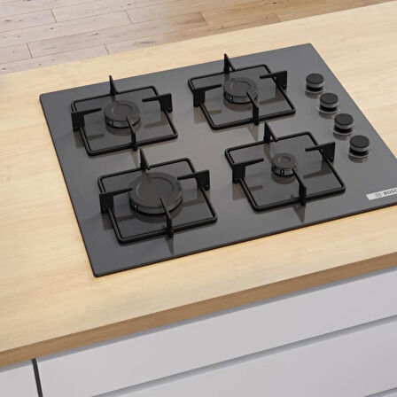 Bosch POP6C9P30O Çelik Gazlı Ankastre Ocak