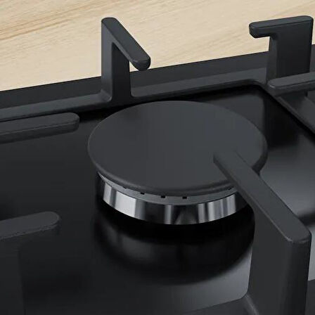 Bosch PPP6B6B90R Gazlı Cam Ankastre Ocak