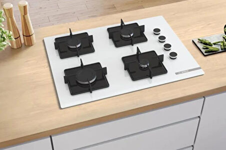 Bosch POP7C2P30O Gazlı Cam Ankastre Ocak