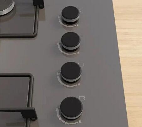 Bosch POH7C9P30O Gazlı Cam Ankastre Ocak