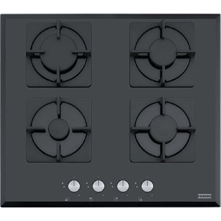 Franke 1060489940 Ocak Glass Lınear Square Fhns 604 4G Bk C Siyah Cam Ocak