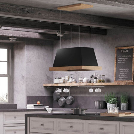 Franke 3210517782 Thea Isola Grey Matt Davlumbaz