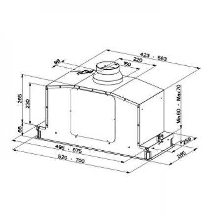 Franke 1100456213 In-Lıght Ev8+ X A52 Aspiratör