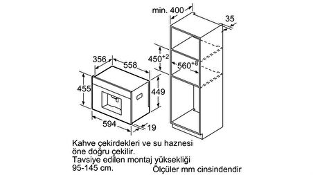 Bosch CTL636ES6 Ankastre Kahve Makinesi