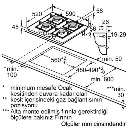 Bosch PPP6A6B20 Ankastre Ocak