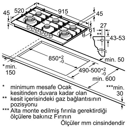 Siemens EC9A5TB90 Ankastre Ocak