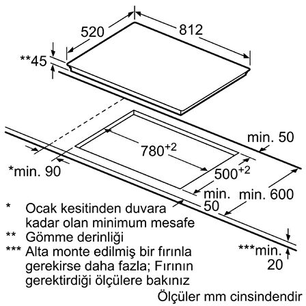 Siemens ET875LMV1D Ankastre Ocak