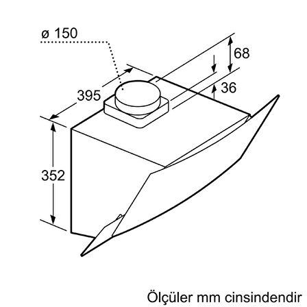Profilo DVE6G520 Ankastre Davlumbaz