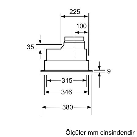 Siemens LB75565 Ankastre Davlumbaz