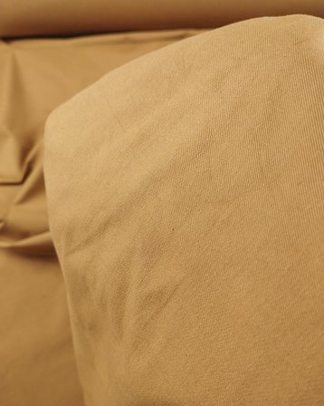 Açık Kahve Renkte Keten Viskon Kumaş
 En: 140 cm