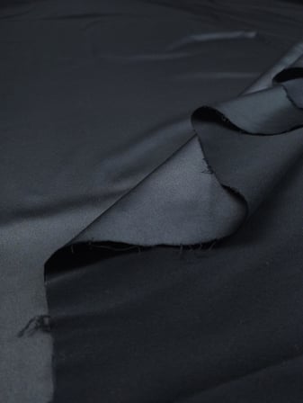 Siyah Renkte Mat Saten Kumaş 140x250cm