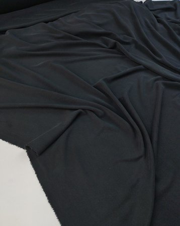 Taşlanmış Lacivert Renkte Örme Kumaş En: 150cm