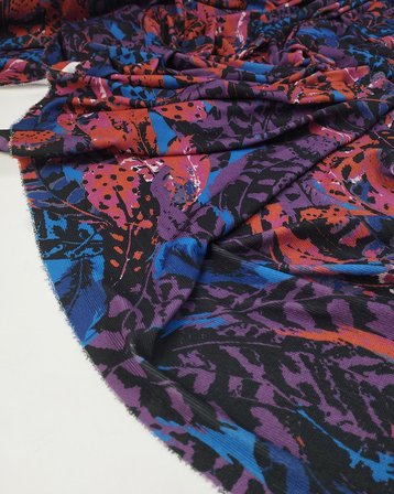 Renkli İnce Yumuşak Jarse En: 85cm