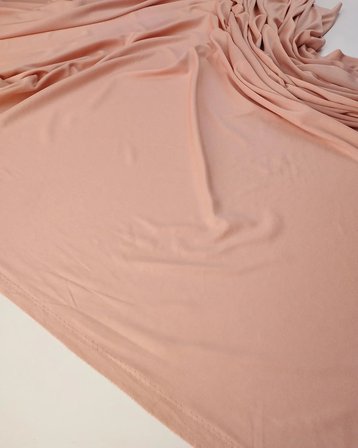 Somon Pembe Arası Renkte Astarlık Jarse Kumaş En: 150cm