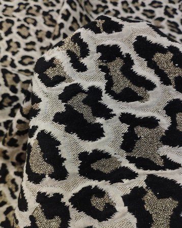 TELALI Leopar Desen Örme Kumaş 170x205cm