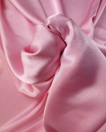 Açık Pembe Renkte Saten Kumaş 145x340cm