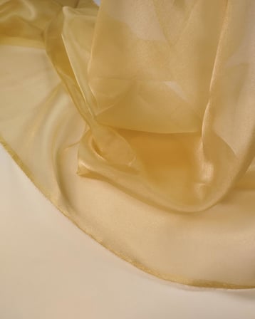 Hardal Turuncu Organze Tül Kumaş İnce Hafif Şık 145x140cm