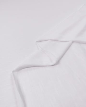 Beyaz Flamlı Penye Kumaş İncecik Yumuşak Tişörtlük & Pareoluk 180x160cm