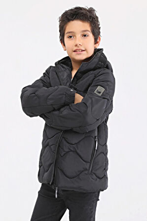 Erkek Çocuk Mont Siyah 51230s