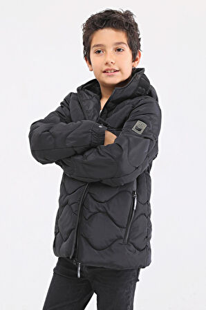 Erkek Çocuk Mont Siyah 51230s