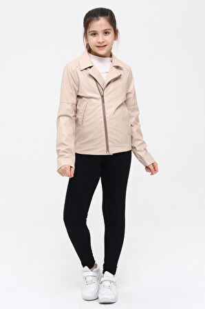 Kız Çocuk Deri Ceket 51262