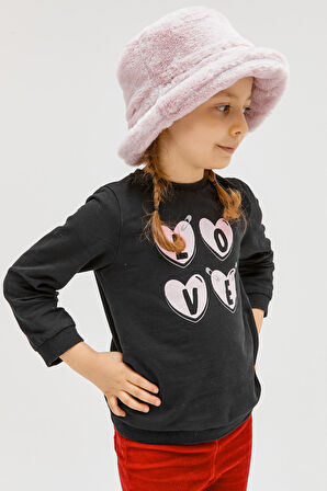 Benittokids Kız Çocuk Peluş Bucket Şapka 7001