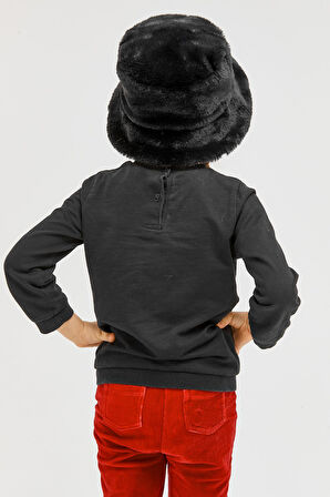 Benittokids Kız Çocuk Peluş Bucket Şapka 7001