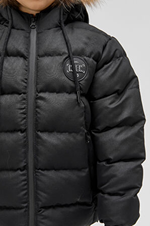 Benittokids Erkek Çocuk Natürel Kürklü Mont 51289