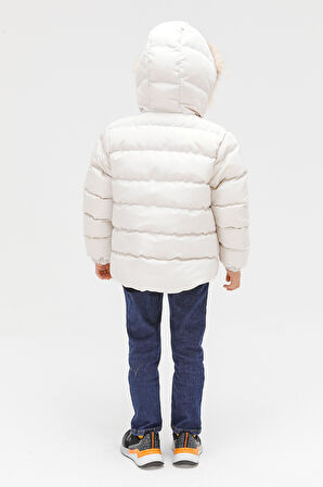 Benittokids Erkek Çocuk Natürel Kürklü Mont 51289
