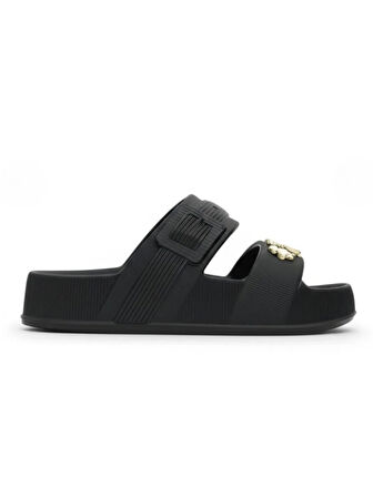 Enova Kadın Islak Zemine Uygun Taşlı Eva Terlik